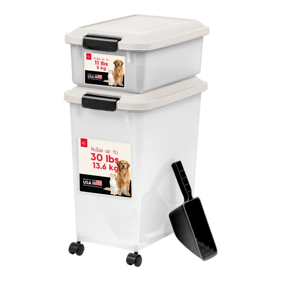 Food Storage For Dog - IRIS 41 Lbs. Airtight Pet Food