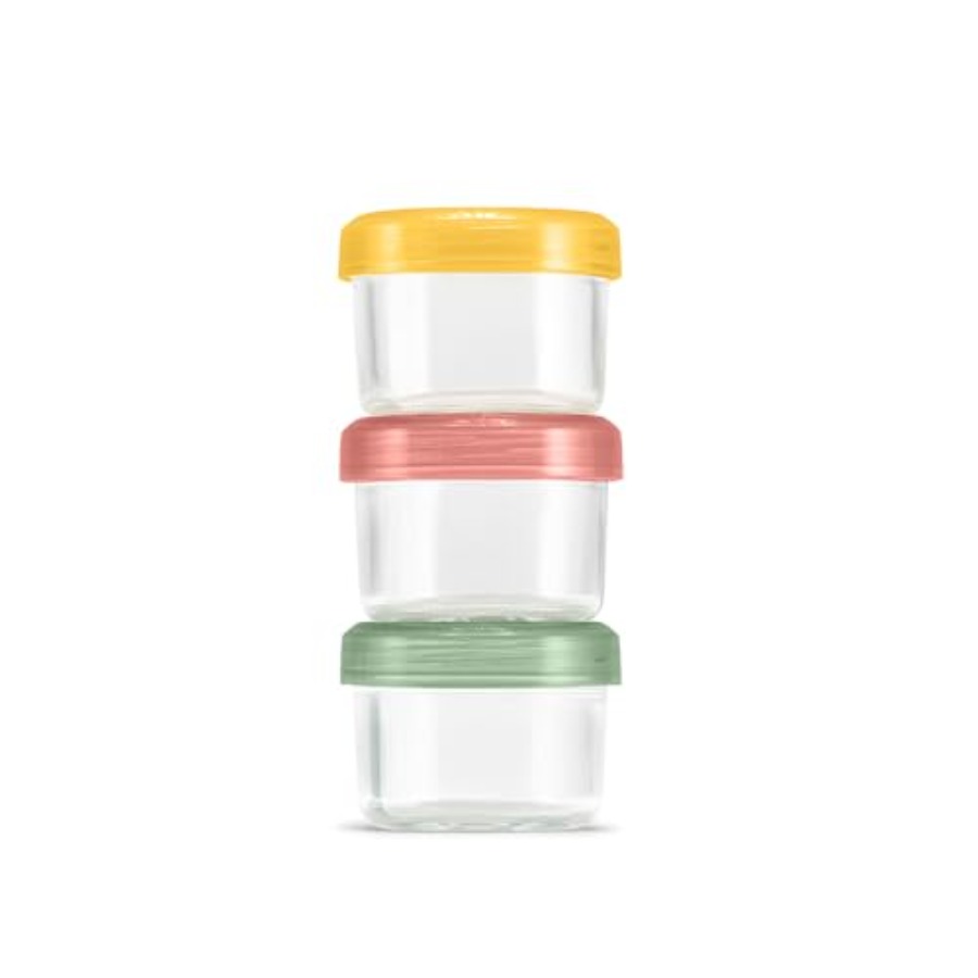 Storage Food Prep - Color Lock Glass Meal Prep Sets