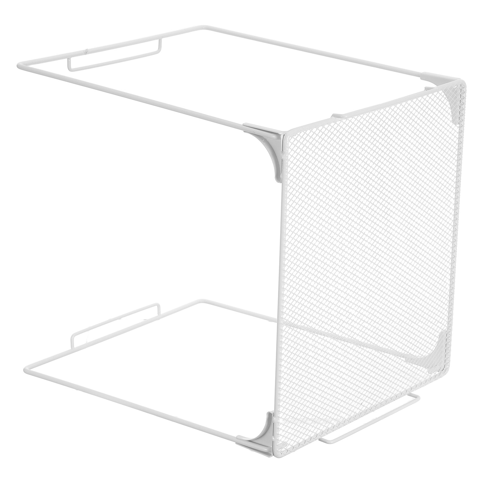 Food Storage Locker - Stackable Tall Metal Locker Shelf White