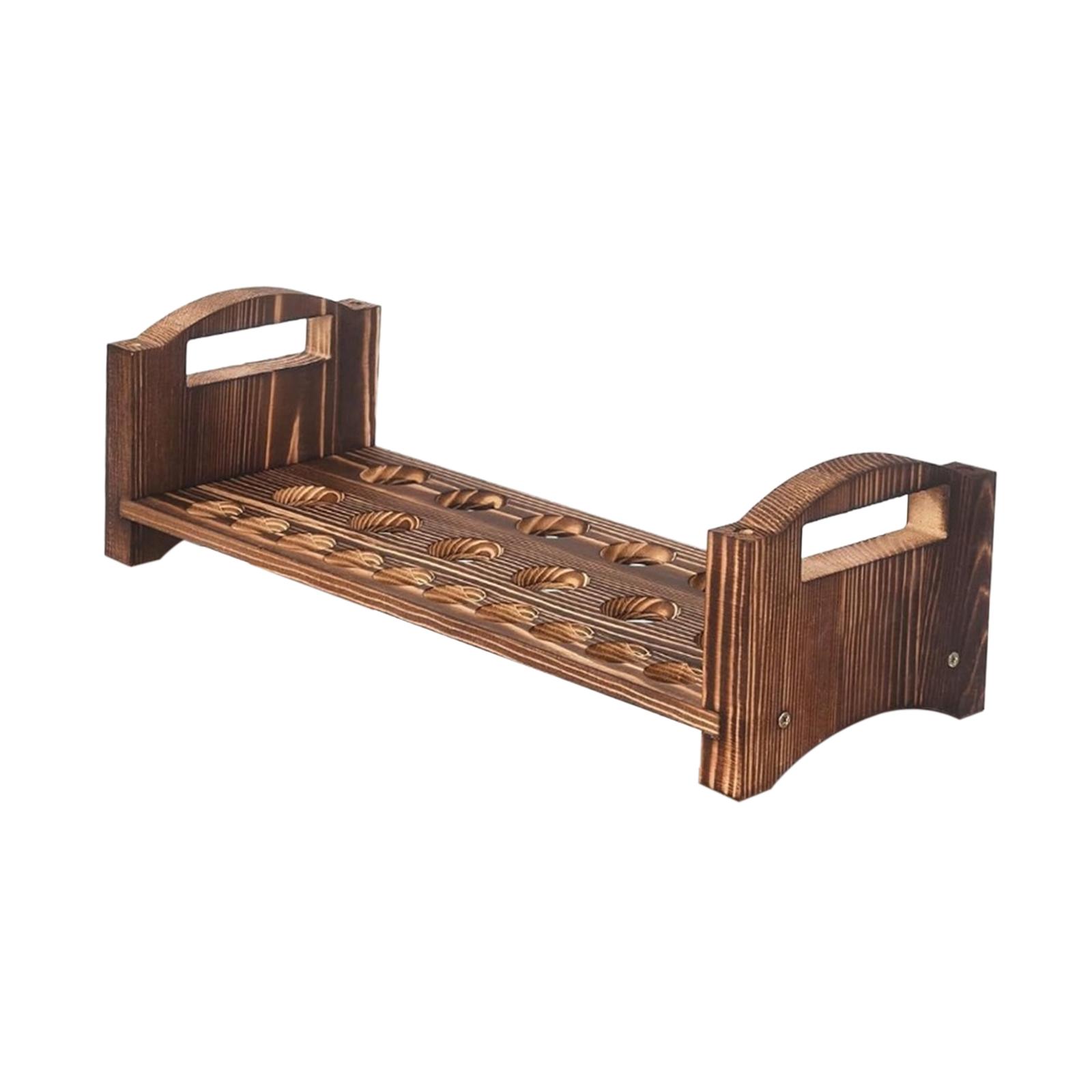Egg Storage Holder - Wood Egg Holder Storage Tray Portable