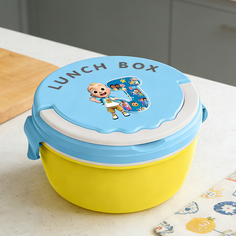 Food Storage Square Containers - Cocomelons Lunch Boxs Portable Bento Meal