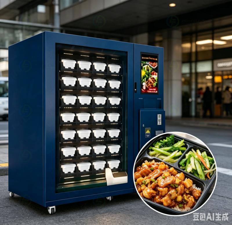 Food Storage Locker - Automatic Lunch Box Vending Machine Customized