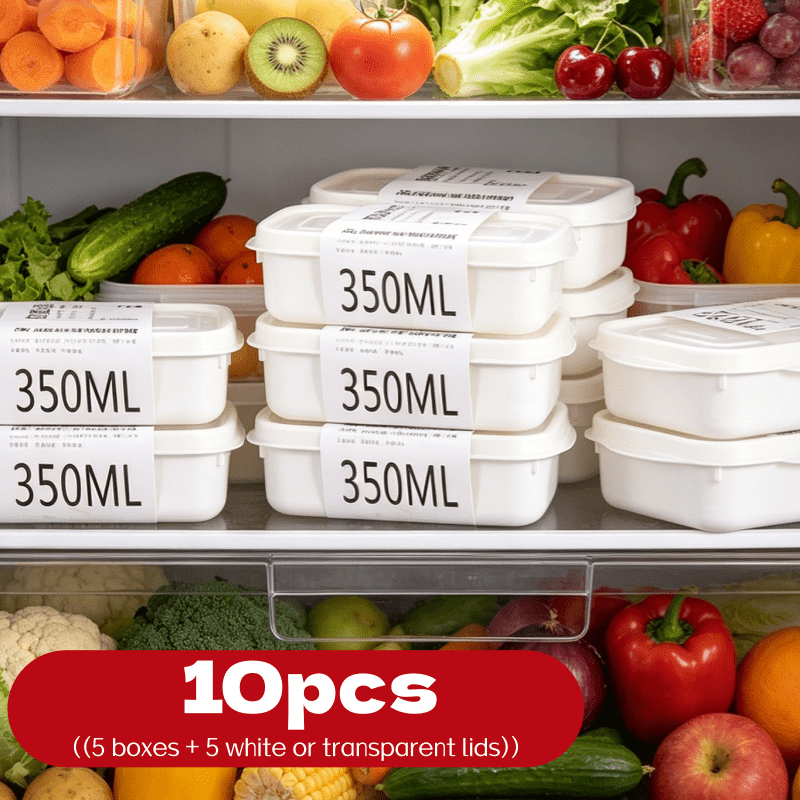 Food Storage Small - 10Pcs Reusable Stackable Food Storage Box