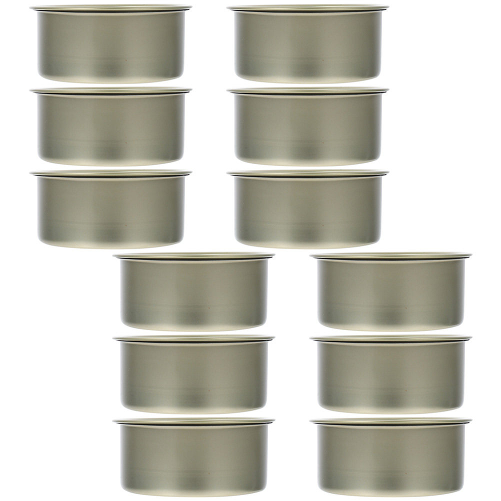 Food Storage Small - 12Pcs Sealed Tinplate Container Empty Tin