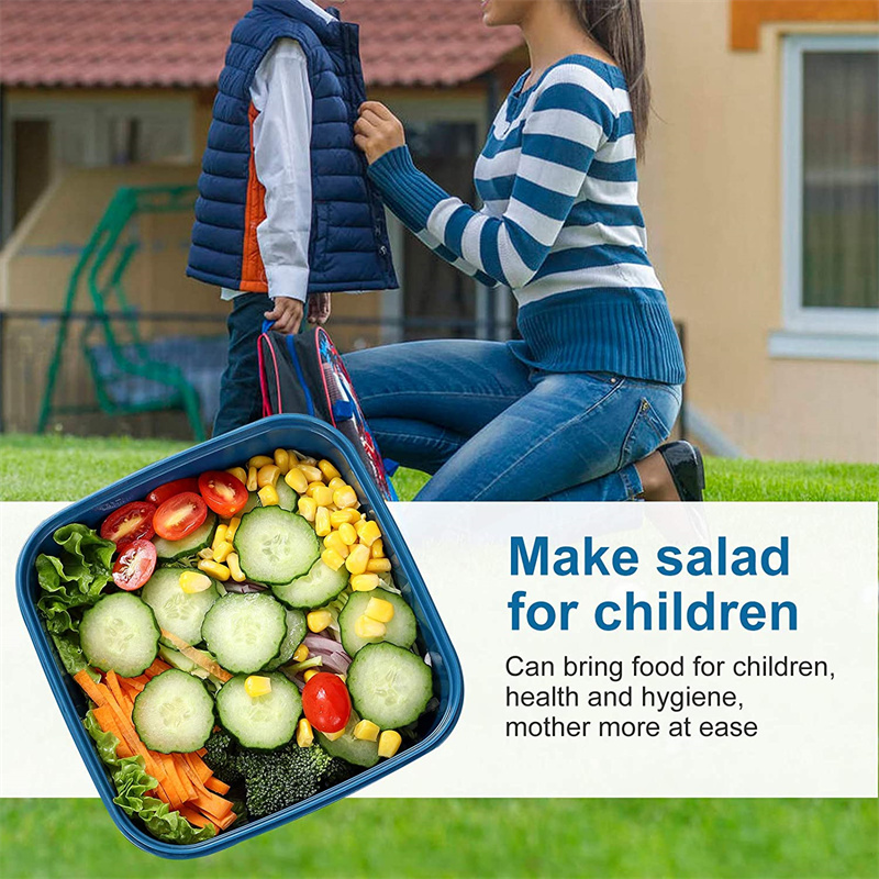 Portable Salad Lunch Container - Food Storage With Compartments recensione e prezzo