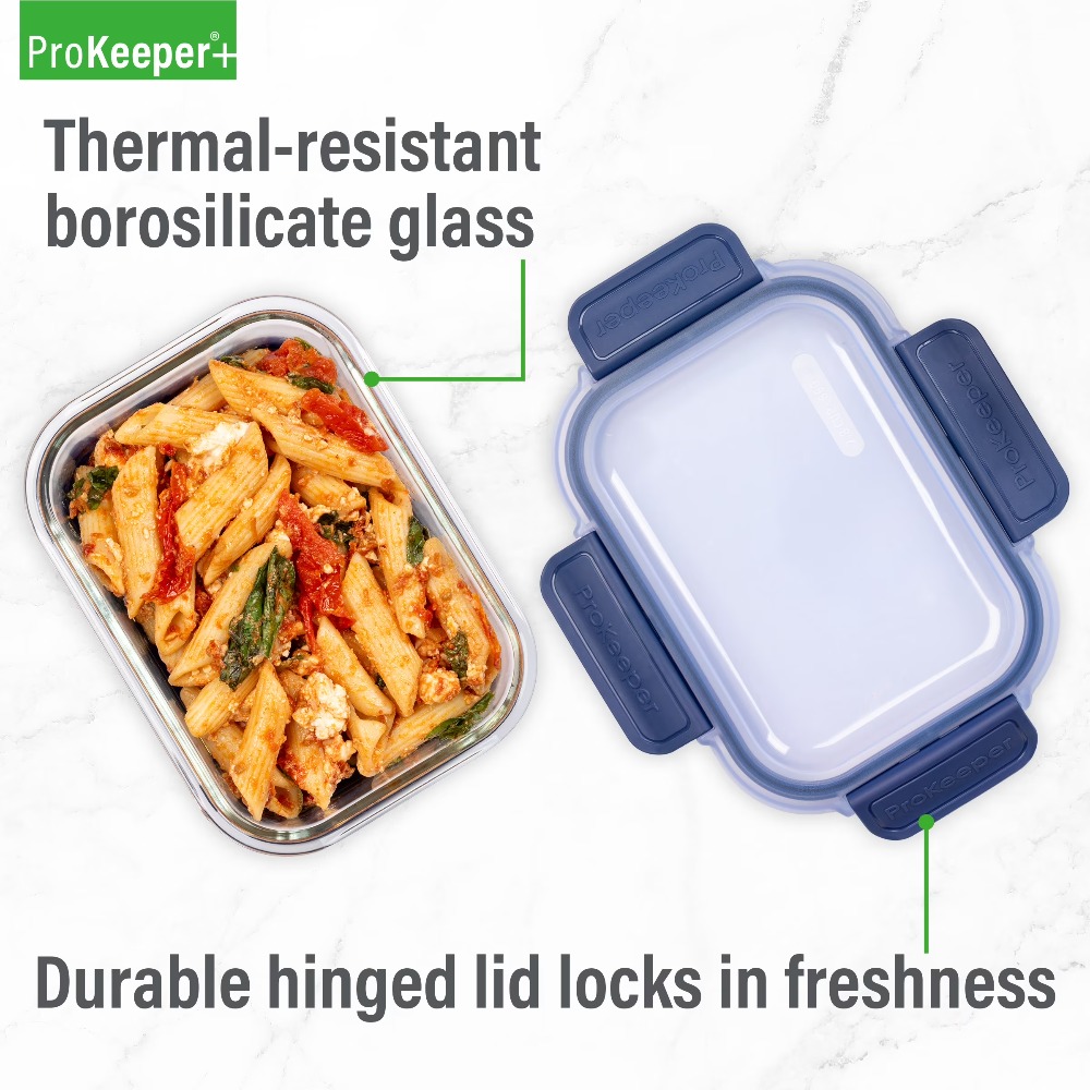 2.8 Cup Glass Food Storage Con - Food Storage Pantry recensione e prezzo