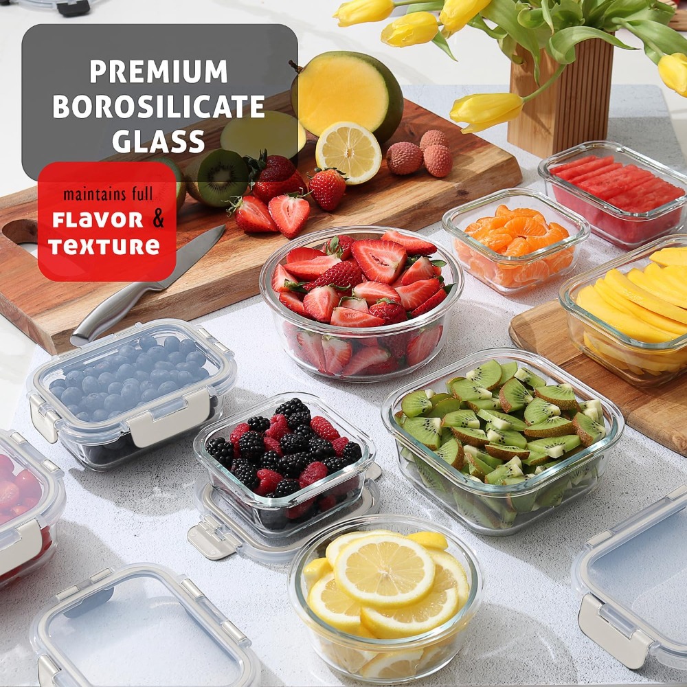 32pc Glass Food Storage Contai - Food Storage Set Glass recensione e prezzo