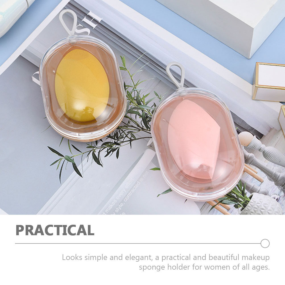 4Pcs Premium Makeup Sponge Hol - Egg Storage Holder recensione e prezzo