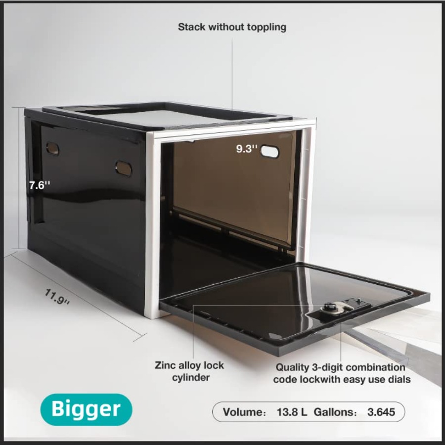 2 Pack Medicine Box with Combi - Food Storage Locker recensione e prezzo