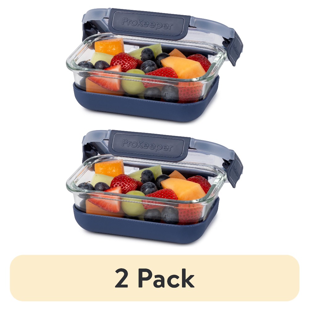 2 Pack 1.6 Cup Glass Food Stor - Food Storage Pantry recensione e prezzo