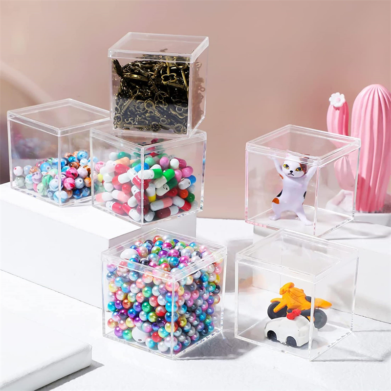 1-20pcs Transparent Acrylic Bo - Xmas Food Storage Containers recensione e prezzo