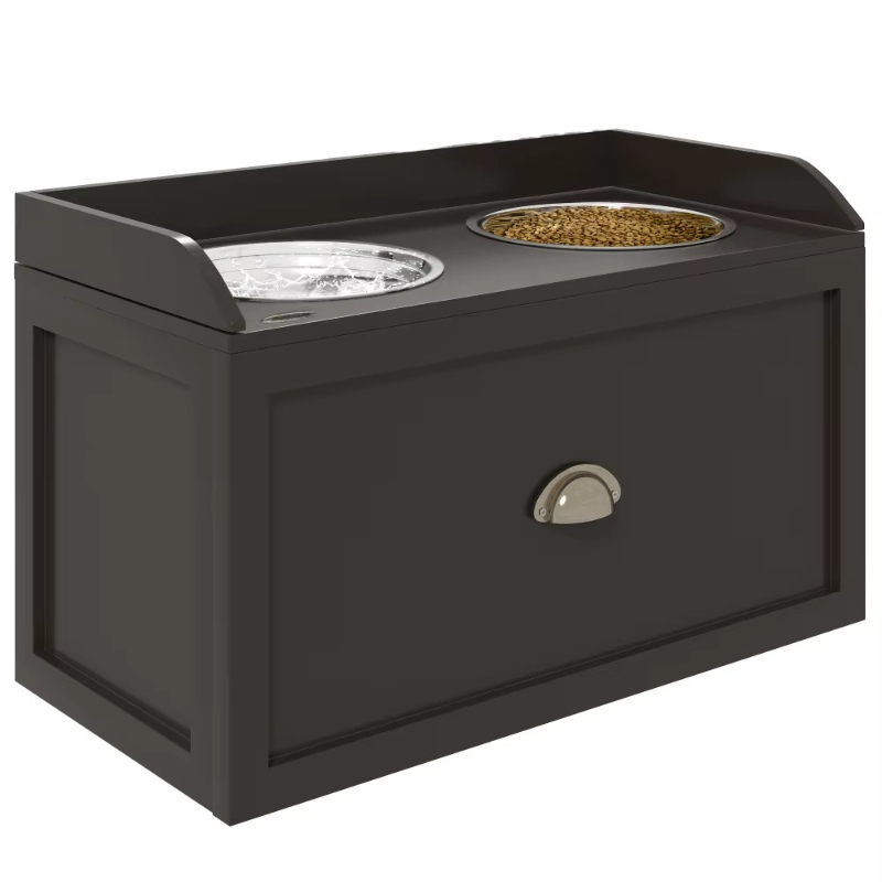 Dog food station with storage  - Food Storage Locker recensione e prezzo
