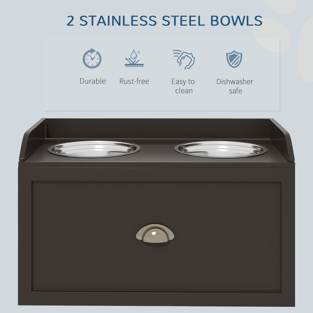Dog food station with storage  - Food Storage Locker recensione e prezzo