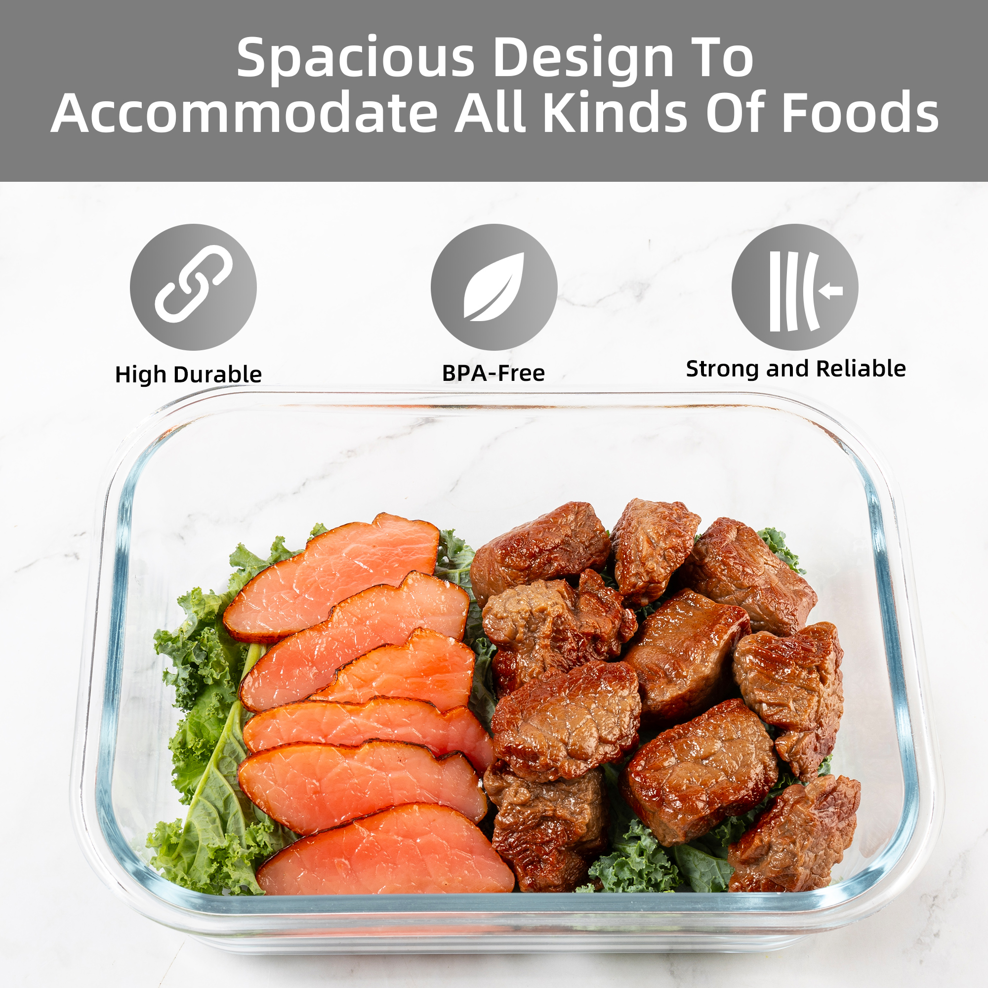 16-Piece Glass Food Storage Co - Food Storage Set Glass recensione e prezzo