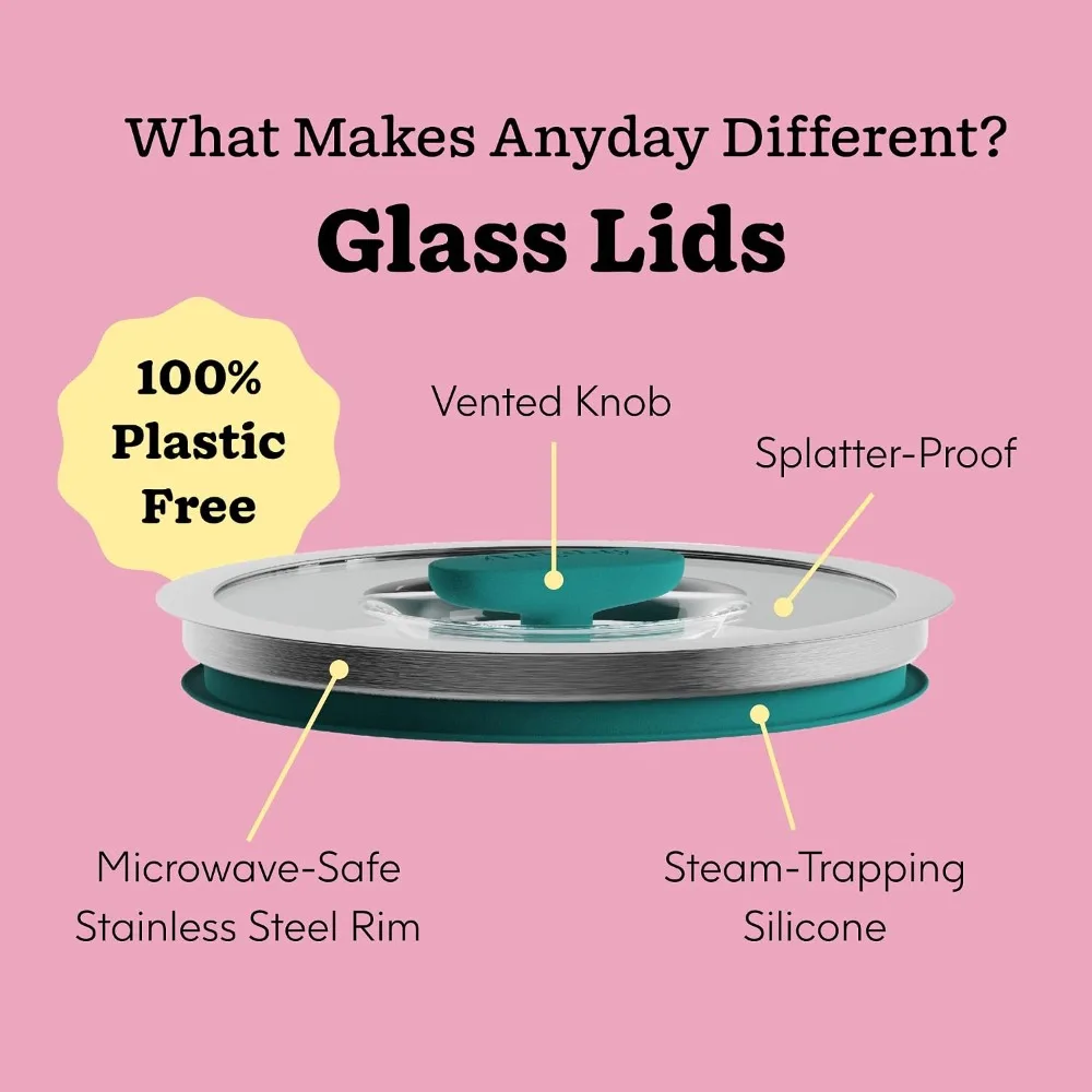 4-Pc Microwave Cookware & Glas - Food Storage Set Glass recensione e prezzo