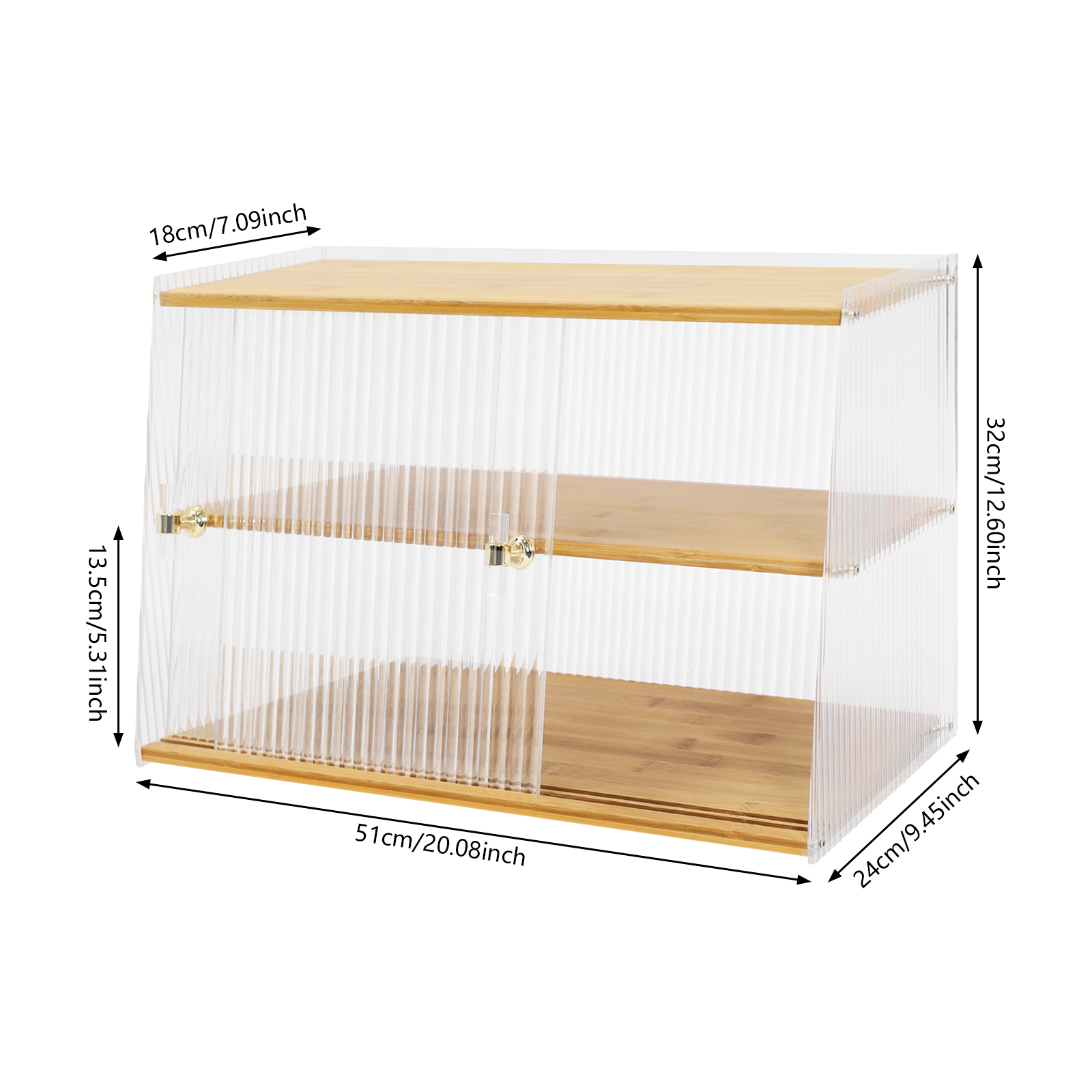Cup Storage Rack, Bamboo Sideb - Food Storage In Cabinets recensione e prezzo