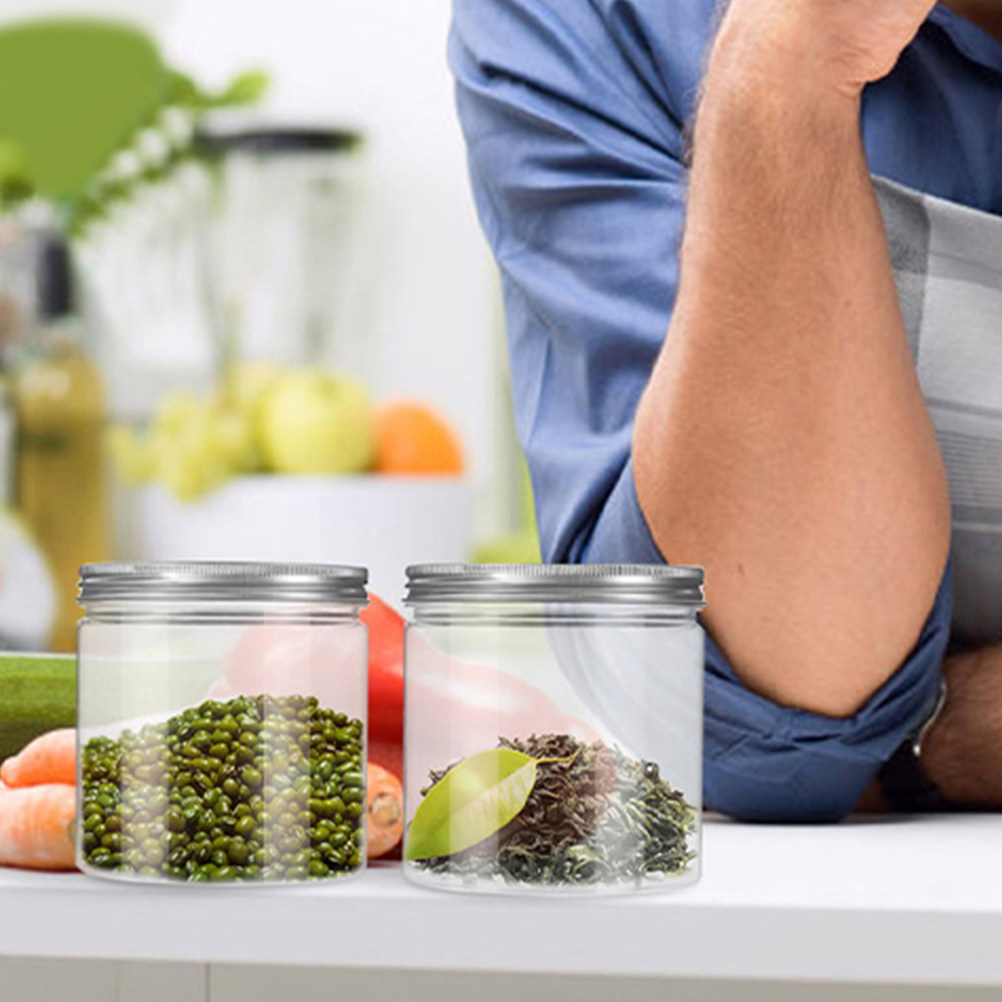 20Pcs Transparent Pet Jars wit - Food Storage Small recensione e prezzo