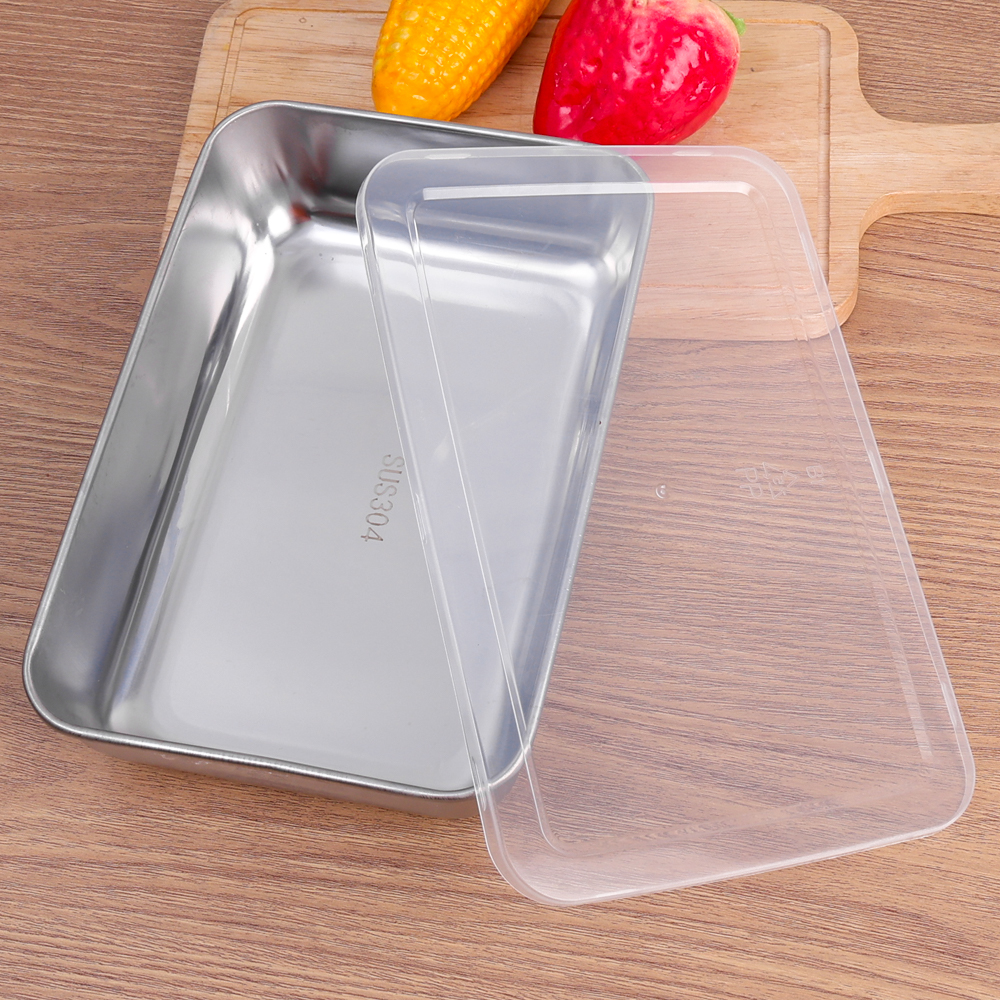 Stainless Steel Food Storage B - Food Storage Square Containers recensione e prezzo
