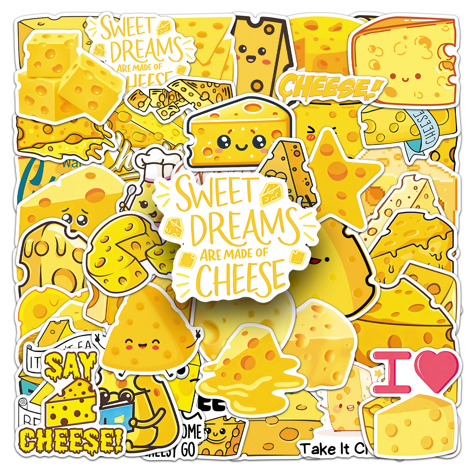 50 PCS Cartoon Cheese Food Doo - Food Storage In Cabinets recensione e prezzo
