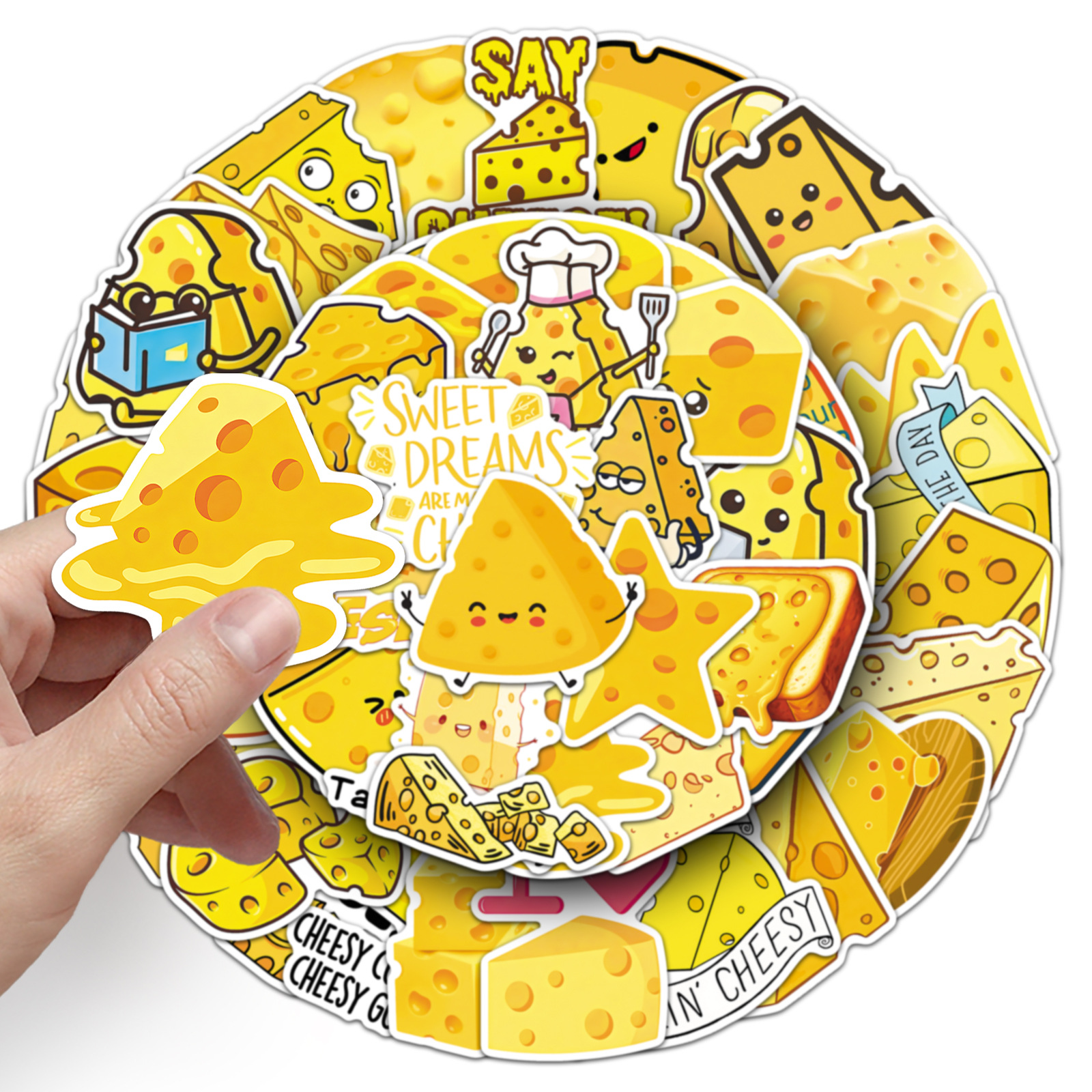 50 PCS Cartoon Cheese Food Doo - Food Storage In Cabinets recensione e prezzo