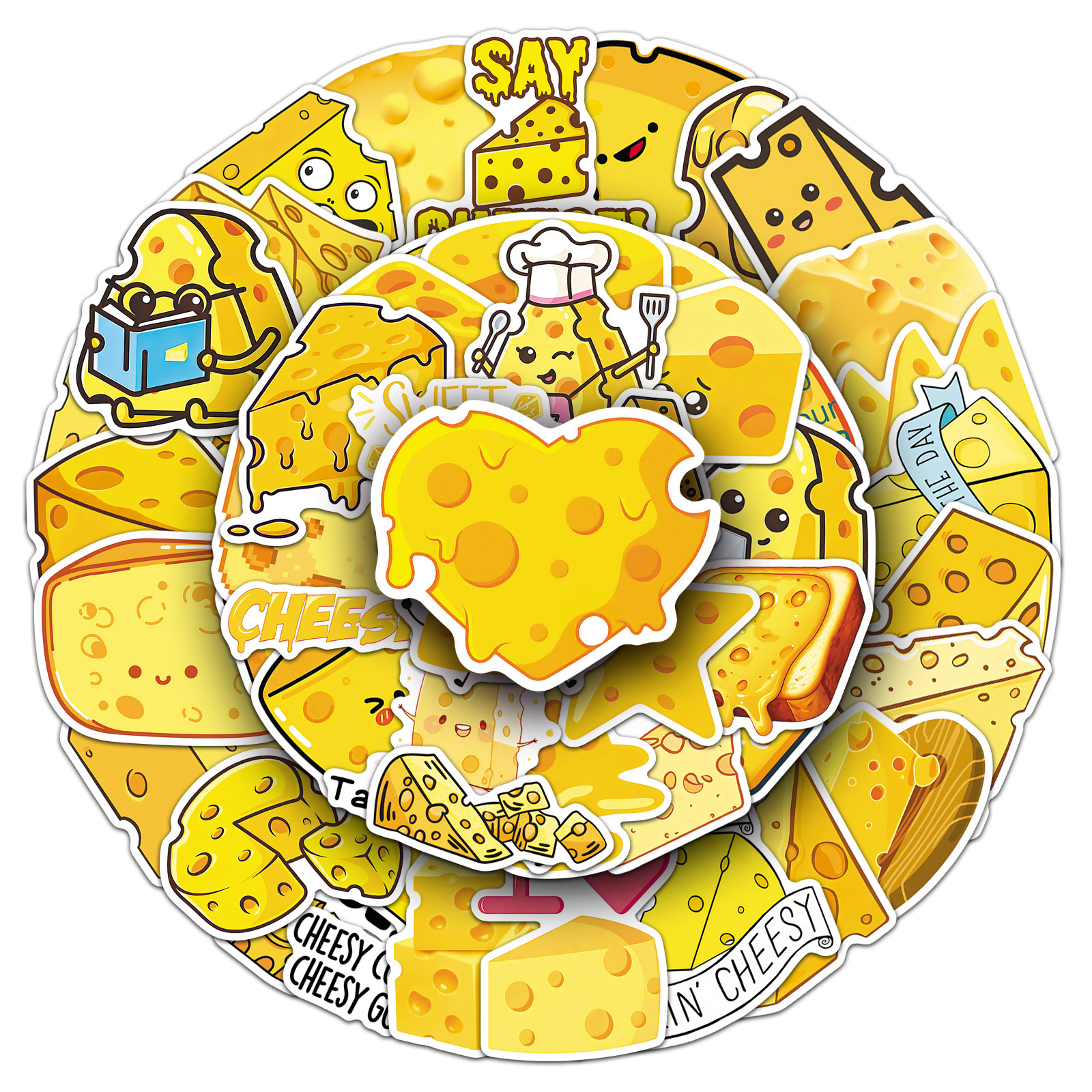 50 PCS Cartoon Cheese Food Doo - Food Storage In Cabinets recensione e prezzo