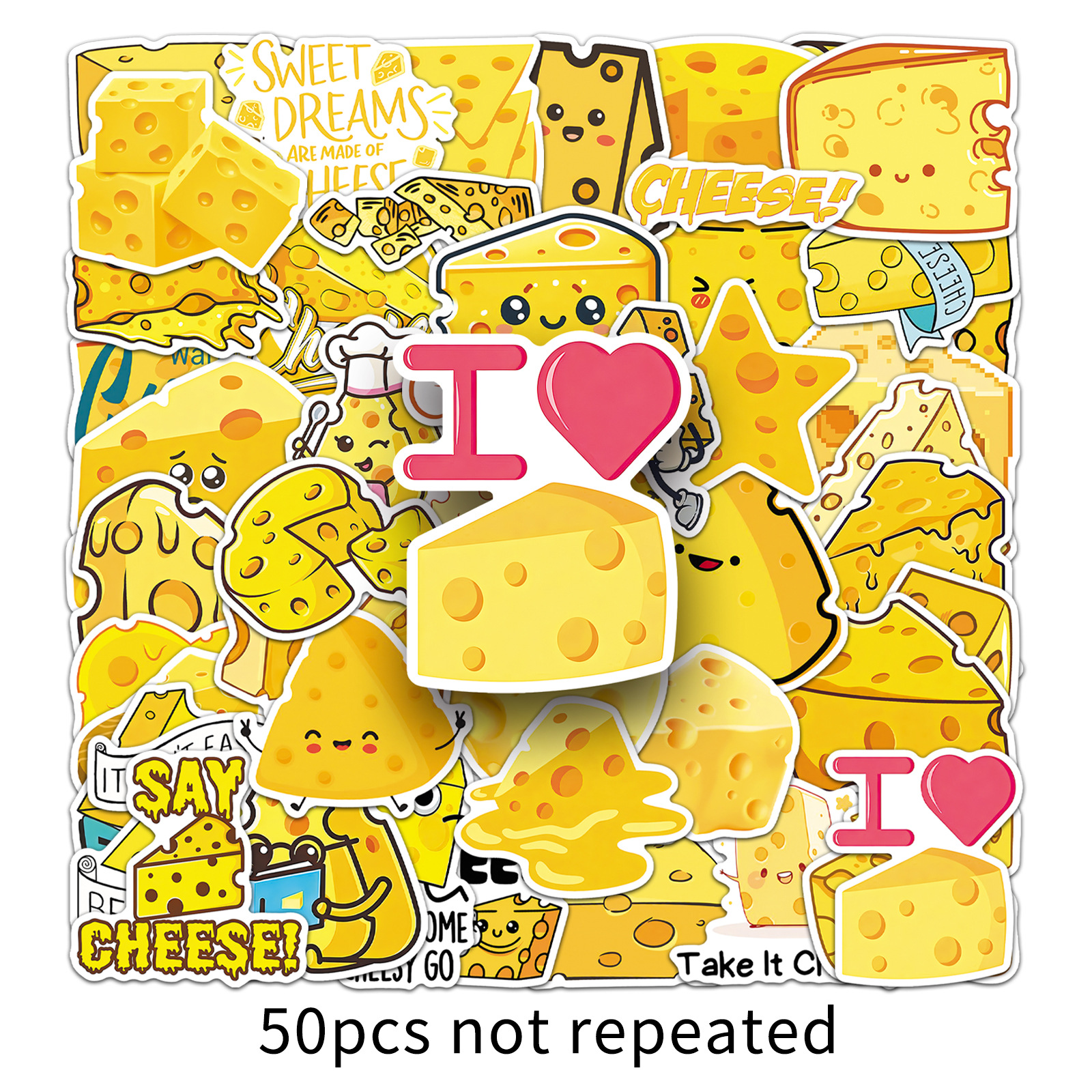 50 PCS Cartoon Cheese Food Doo - Food Storage In Cabinets recensione e prezzo