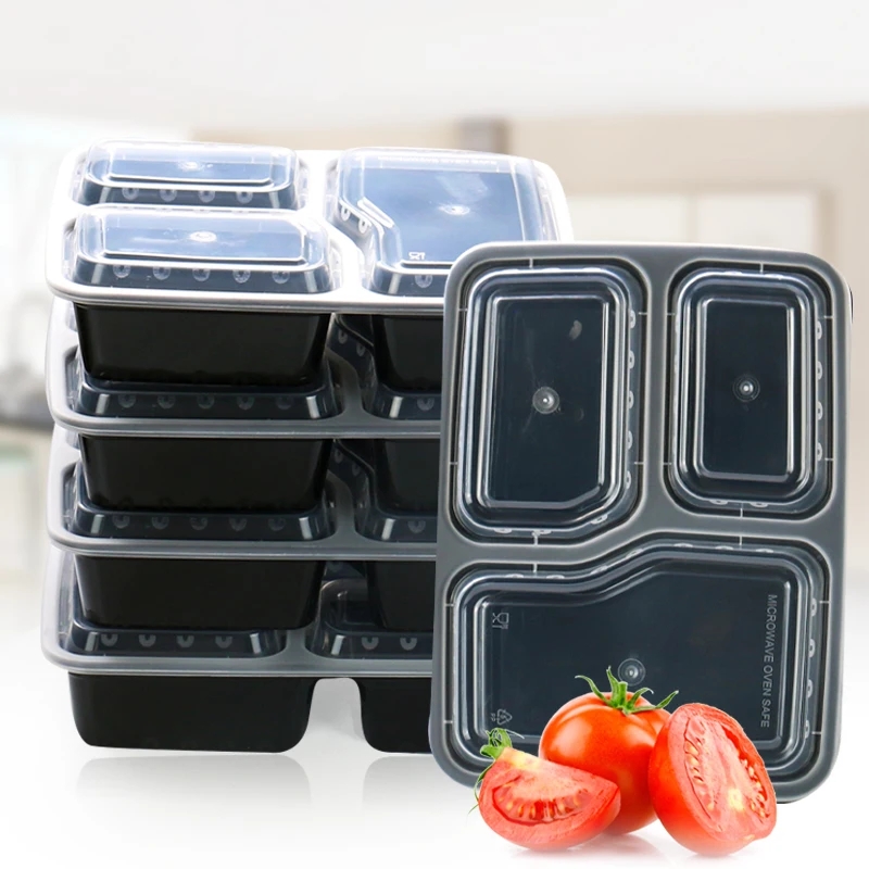 7 Pack 3 Compartment Meal Prep - Food Storage With Compartments recensione e prezzo