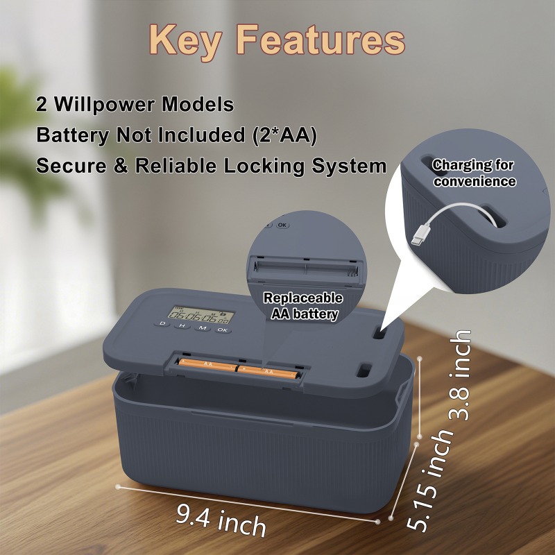 Lock Box with Timer Phone Lock - Food Storage Locker recensione e prezzo