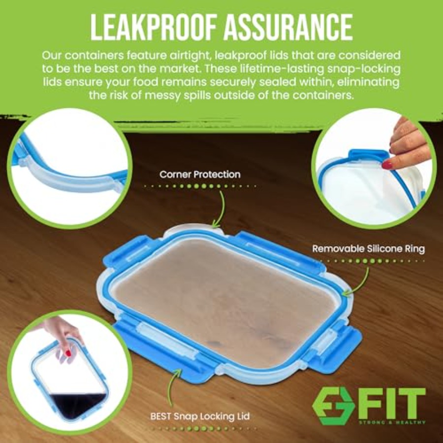Glass Meal Prep Containers, 2  - Food Storage Set Glass recensione e prezzo