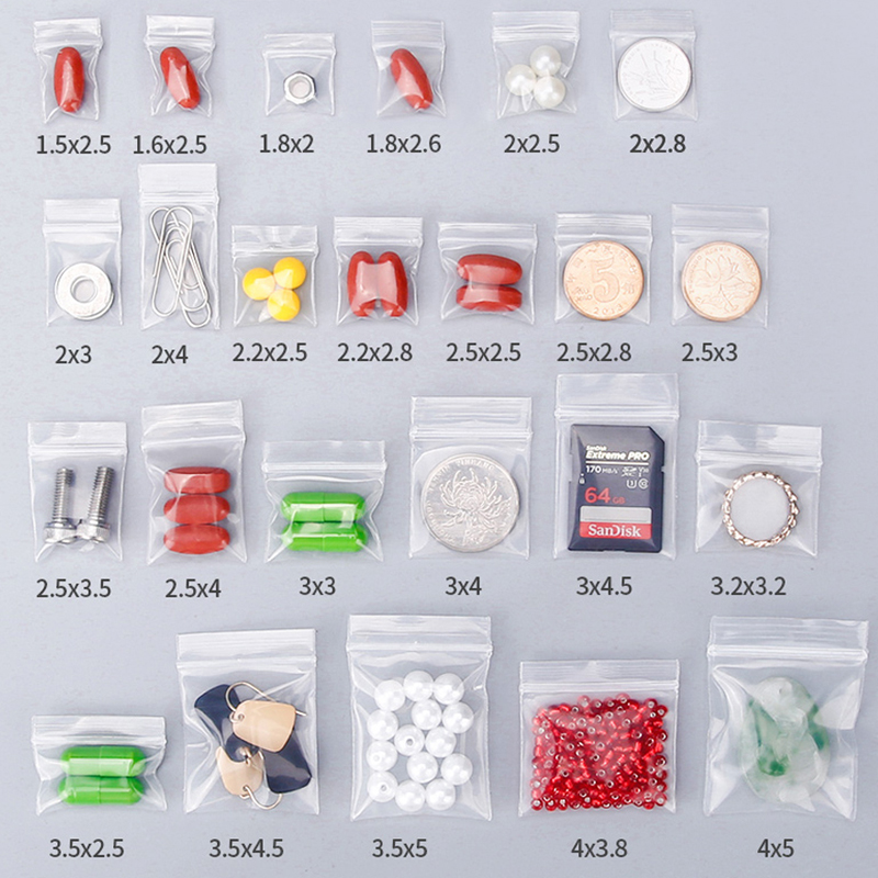 Mini Zip Lock Bags, Plastic Pa - Food Storage Locker recensione e prezzo