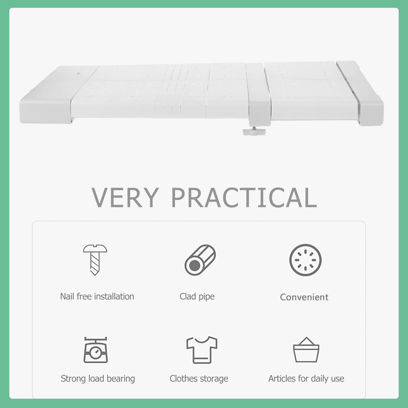 Closet Tension Shelf Rod Expan - Food Storage Locker recensione e prezzo