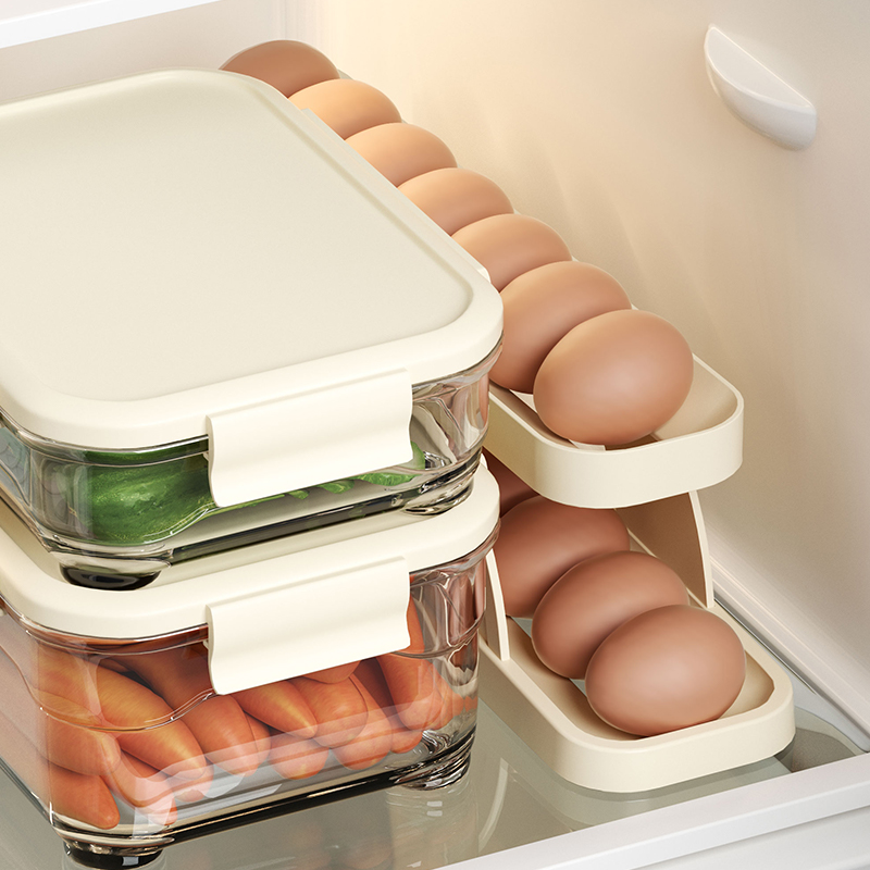 Refrigerator Egg Rack Plastic  - Egg Storage Holder recensione e prezzo