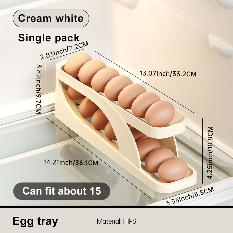 Refrigerator Egg Rack Plastic  - Egg Storage Holder recensione e prezzo