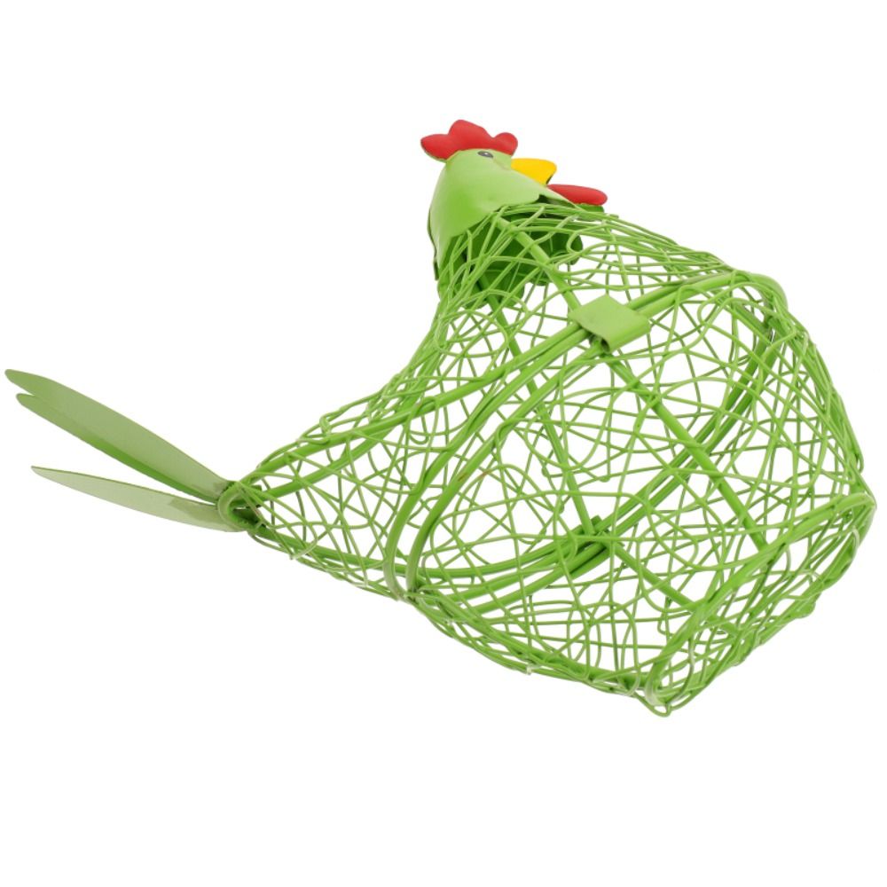 Portable Iron Wire Hen Shape E - Egg Storage Holder recensione e prezzo