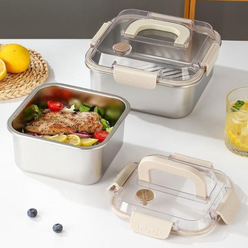 Portable Large Capacity Stainl - Food Storage Box Large recensione e prezzo