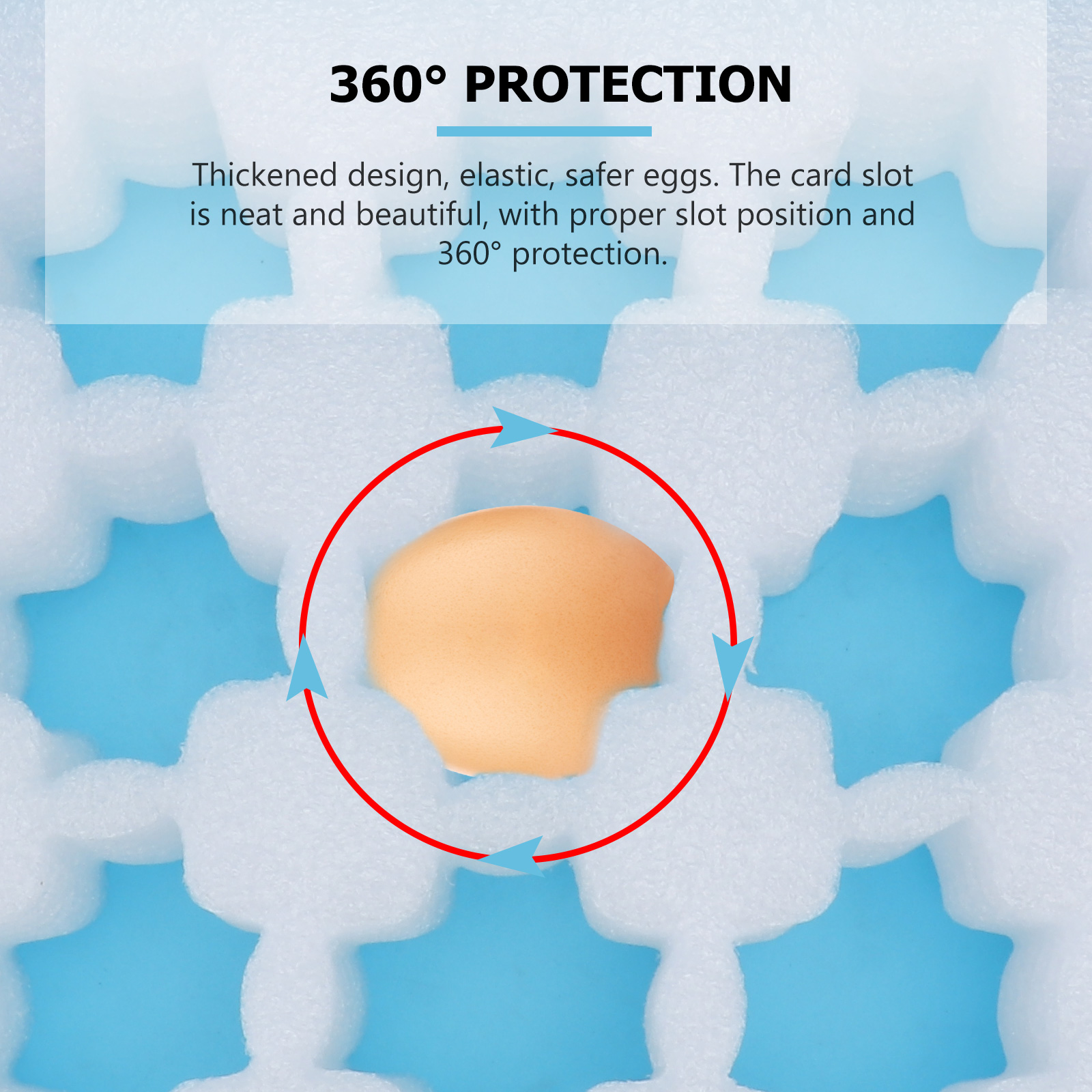 2Pcs Shockproof Egg Holder 40- - Egg Storage Holder recensione e prezzo