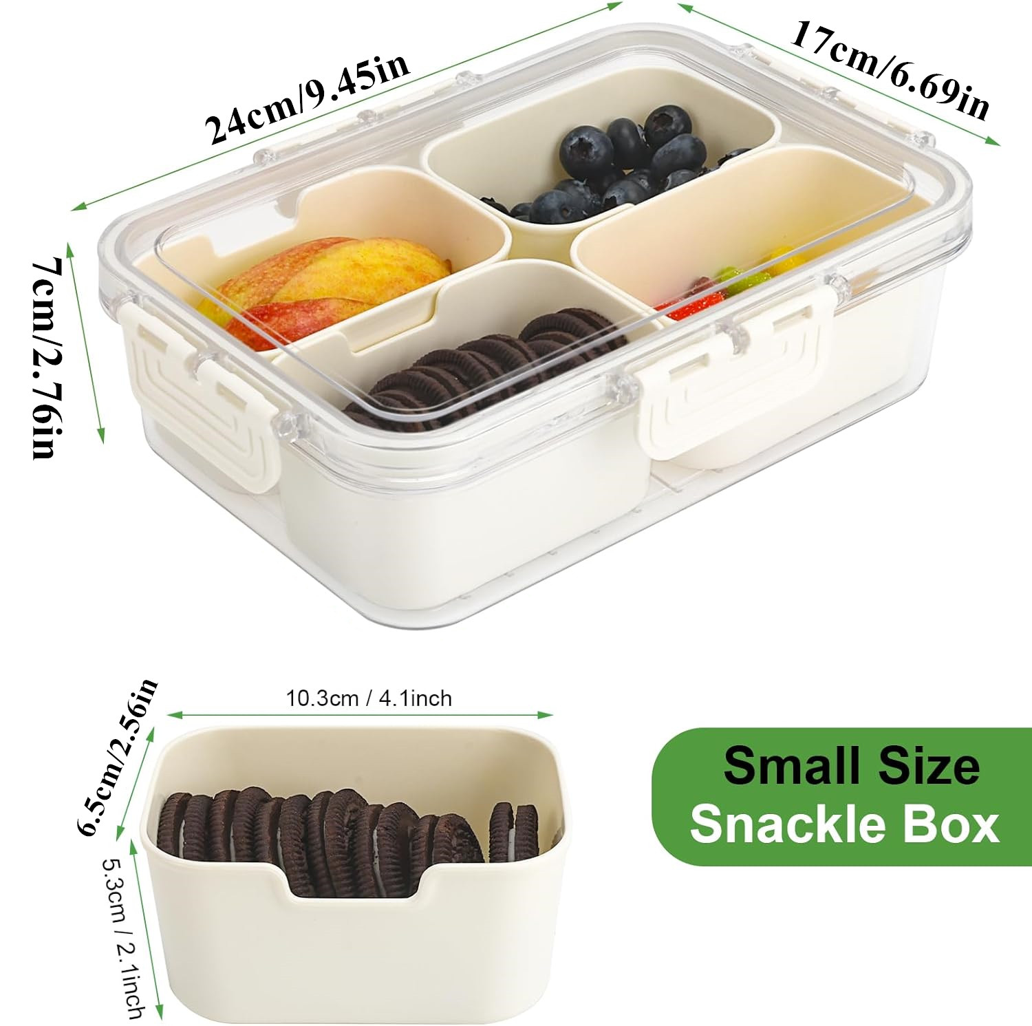 Portable Food Storage Box, Sna - Food Storage With Compartments recensione e prezzo