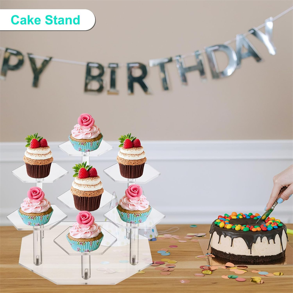 7 Tier Acrylic Display Stand W - Food Storage Small recensione e prezzo