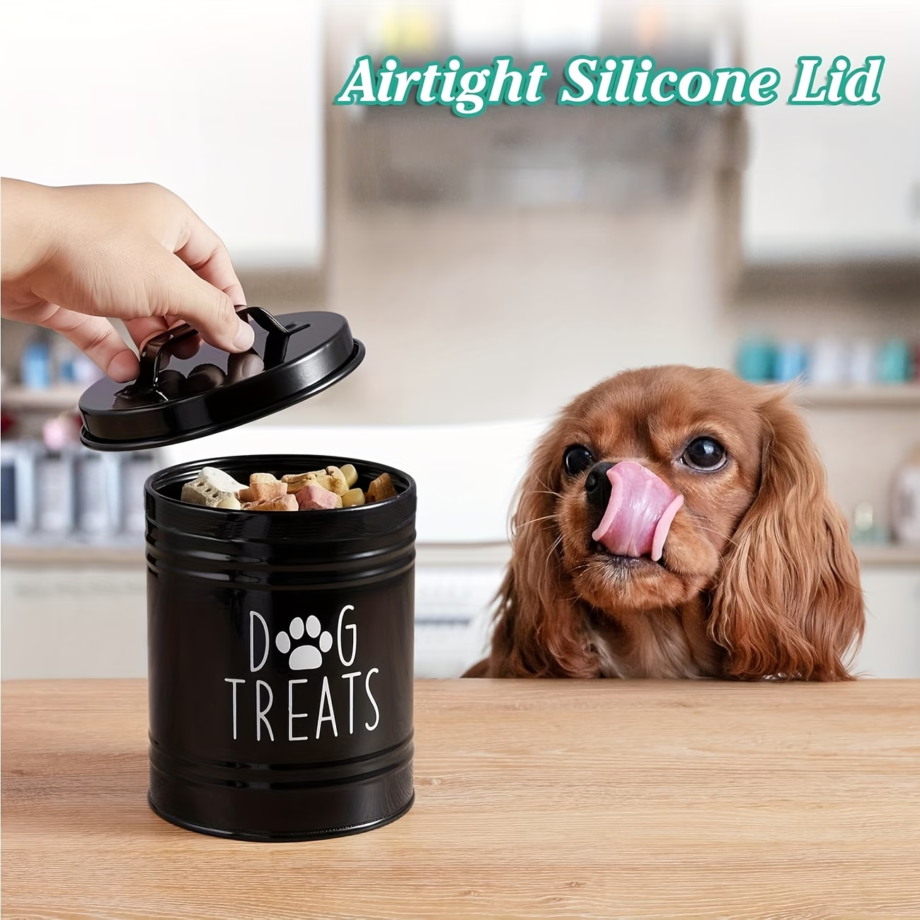 Farmhouse Style Dog Treat Jar, - Food Storage For Dog recensione e prezzo