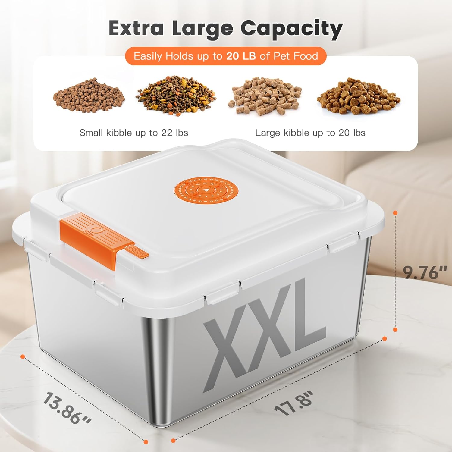 Stainless Steel Dog Food Stora - Food Storage For Dog recensione e prezzo