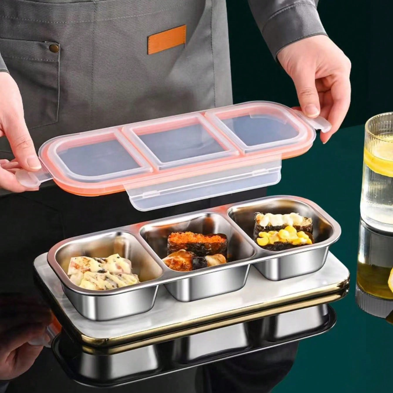 Stainless Steel Light Food Min - Food Storage With Compartments recensione e prezzo