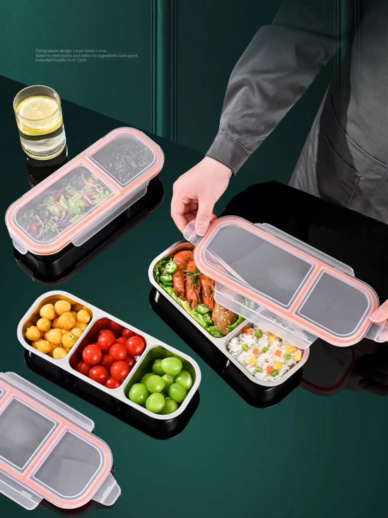 Stainless Steel Light Food Min - Food Storage With Compartments recensione e prezzo