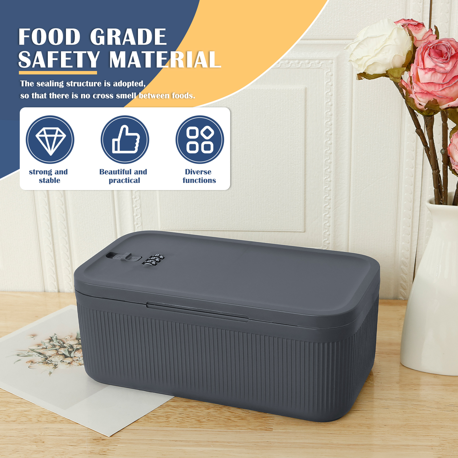 Storage Box with Locker Plasti - Food Storage Locker recensione e prezzo