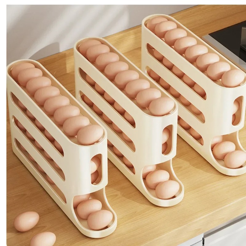 4 Layers Automatic Rolling Egg - Egg Storage Holder recensione e prezzo
