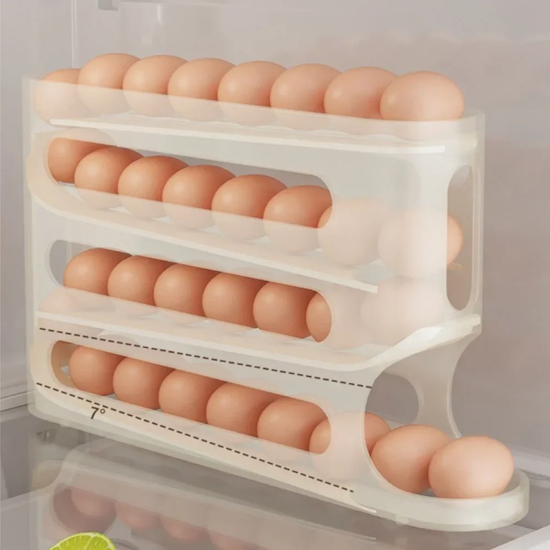 4 Layers Automatic Rolling Egg - Egg Storage Holder recensione e prezzo