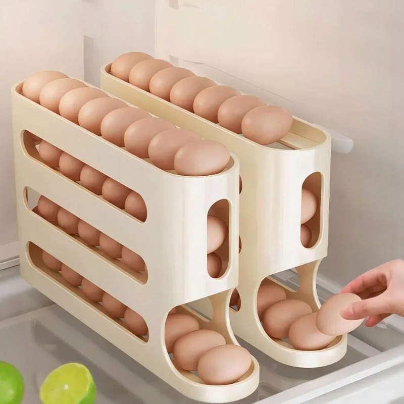 4 Layers Automatic Rolling Egg - Egg Storage Holder recensione e prezzo