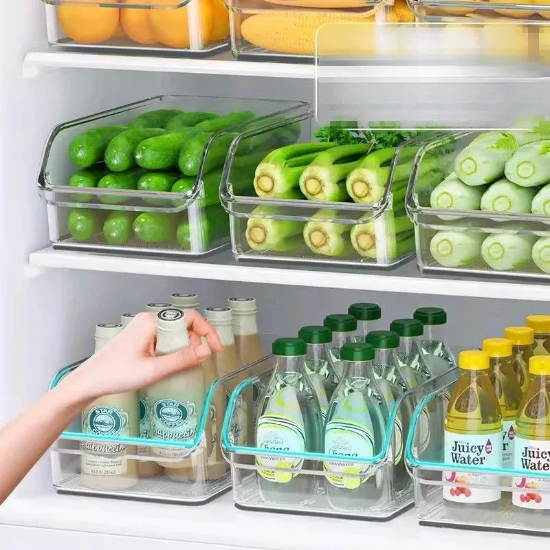 yes1/2pcs Fridge Organizer Ref - Food Storage In Cabinets recensione e prezzo