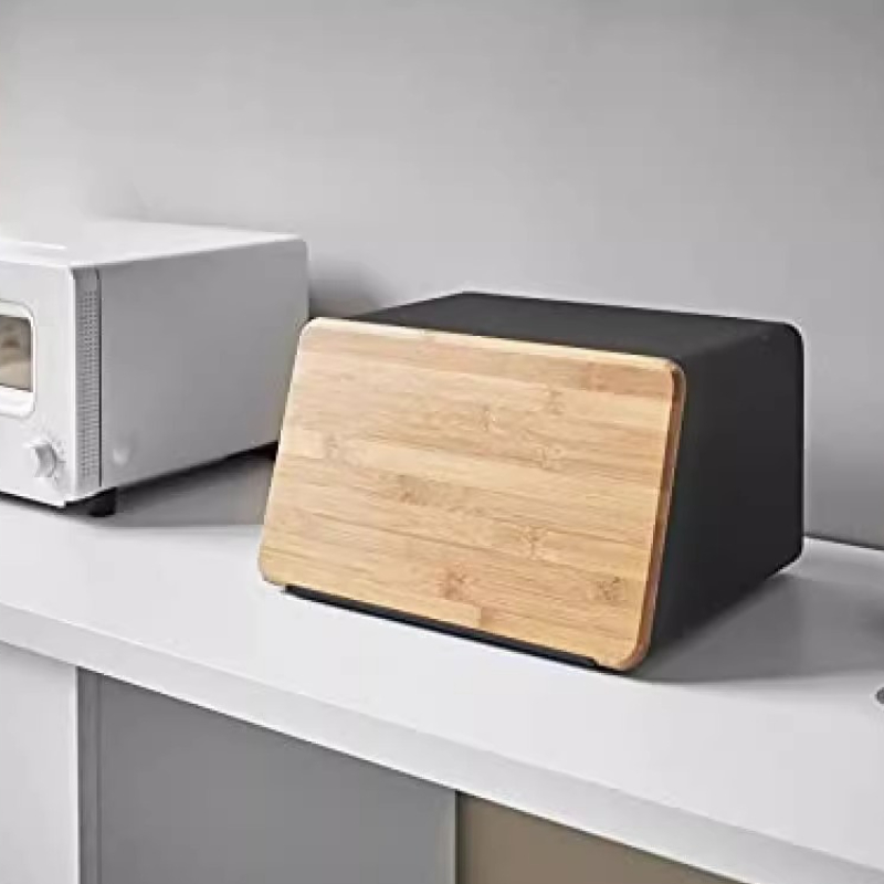 Bamboo Bread Box for Kitchen S - Food Storage Pantry recensione e prezzo