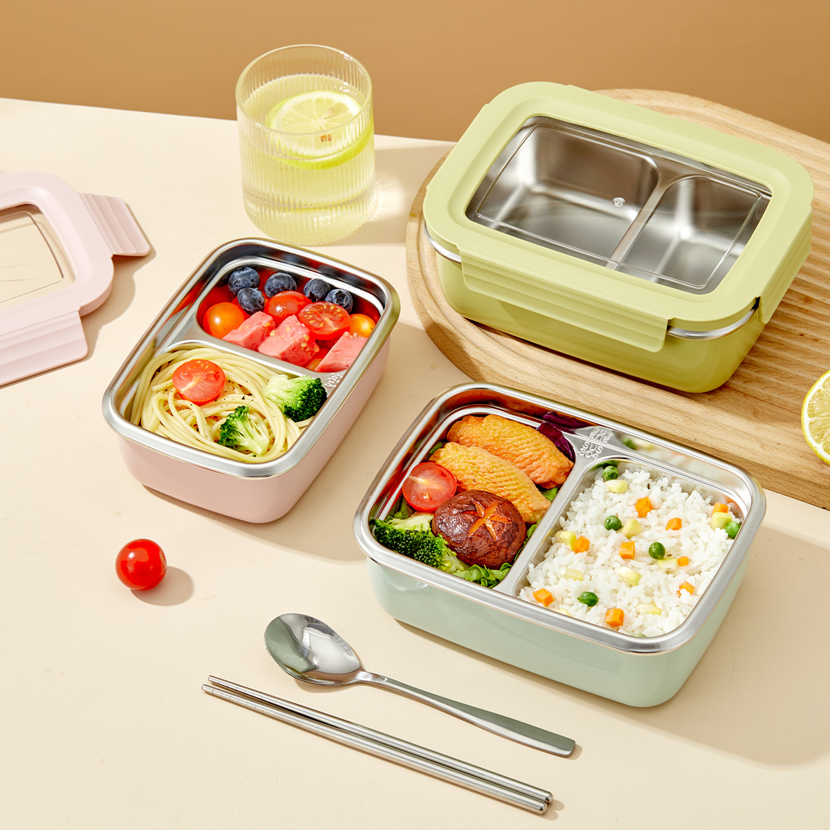 Microwave 304 Stainless Steel  - Food Storage With Compartments recensione e prezzo