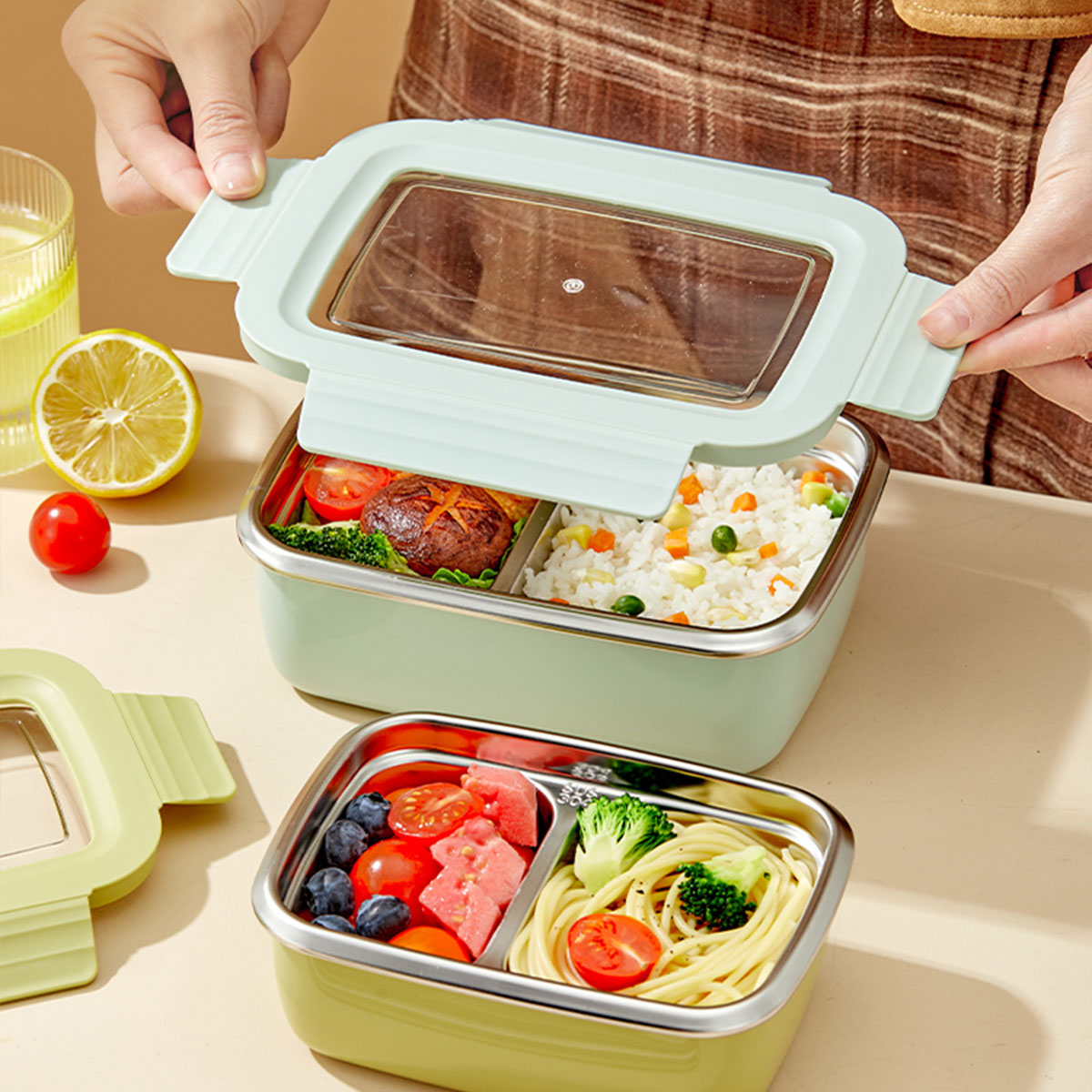 Microwave 304 Stainless Steel  - Food Storage With Compartments recensione e prezzo